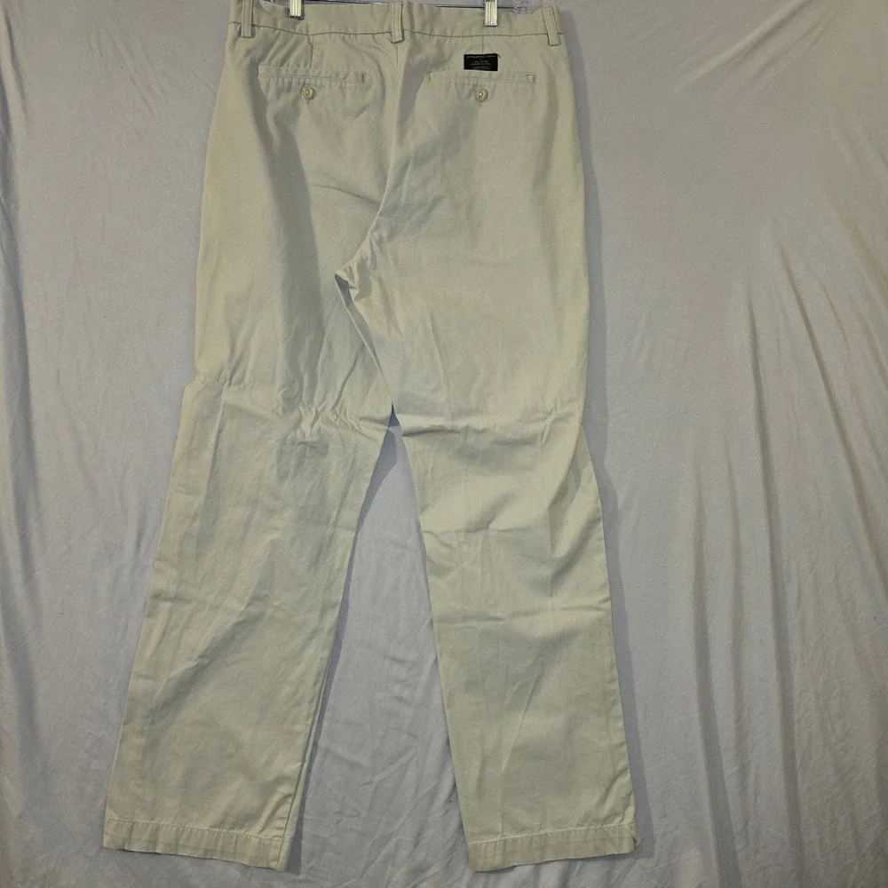 Banana Republic Chinos 36x34 Mens Khaki Dawson Straight Leg Cotton Pants